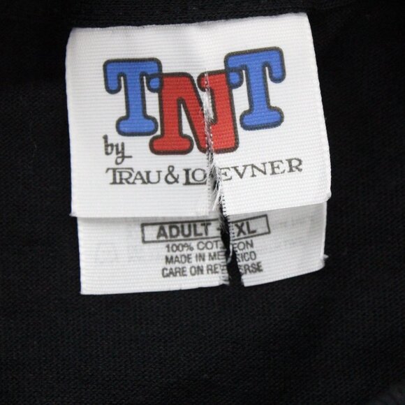 Vintage TNT Shirt Mens XL Black Short Sleeve USA Flag Let Freedom Ring Graphic - Picture 6 of 10